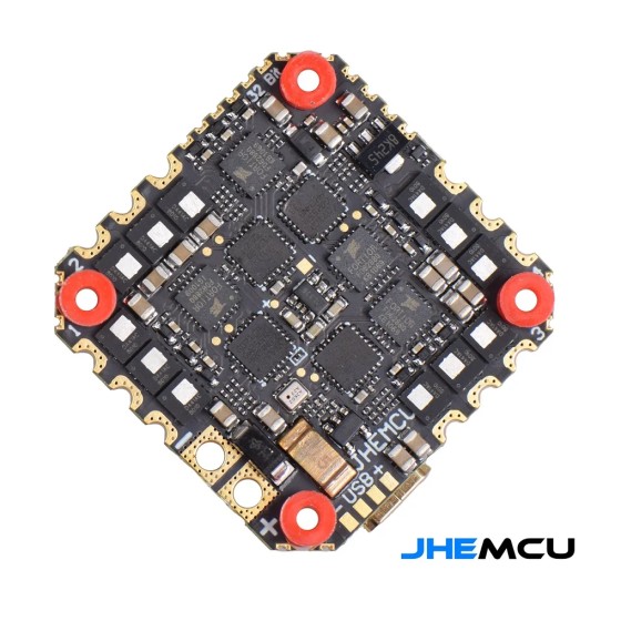 JHEMCU GHF745AIO MPU6000 F745 Flight Controller BLHELI32 G071 40A / 50A 4in1 ESC 25.5X25.5mm 3-6S for Drones